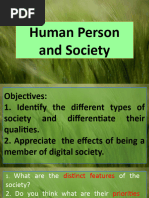 WK 4 Person and Society