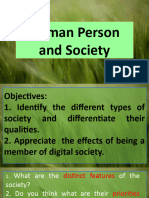 WK 4 Person and Society