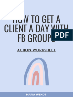 How To Get A Client A Day With Facebook Groups