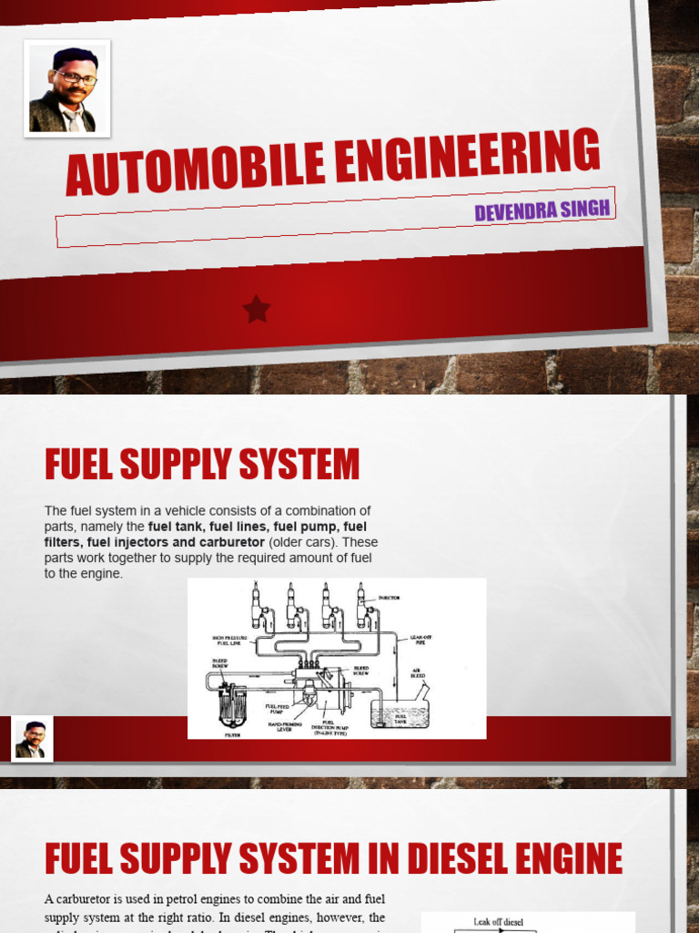 Fuel Supply System Mechanical Engineer | PDF | Fuel Injection | Carburetor