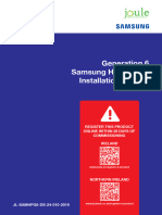 Samsung Gen 6 Heat Pump Installation Manual