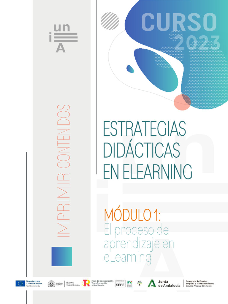 Modelos de Aprendizaje y Su Aplicación Al E-Learning - Unlocked | PDF ...