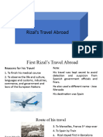 The Travels of Rizal Abroad Revised