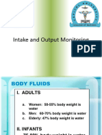 Intake and Output Monitoring