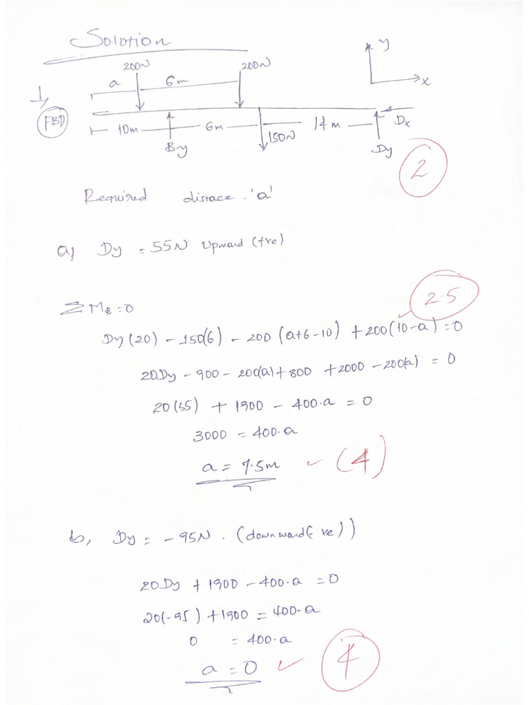 Engineering Mechanics Answer Key | PDF