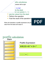 Postfix Calculations