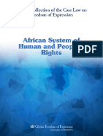 Special Collection On The Case Law On Freedom of Expression African System of Human and Peoples Rights