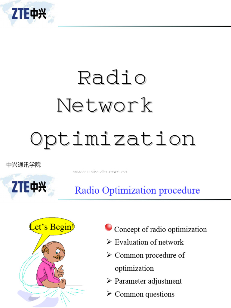 Radio Network Optimization Procedures | PDF | Radio | Antenna (Radio)