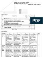 BÀI TẬP 1 - QUẢN TRỊ THỰC PHẨM - RUBRICS - 2021