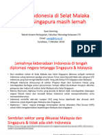 Lemahnya Posisi Indonesia Di Selat Malaka Selat Singapura