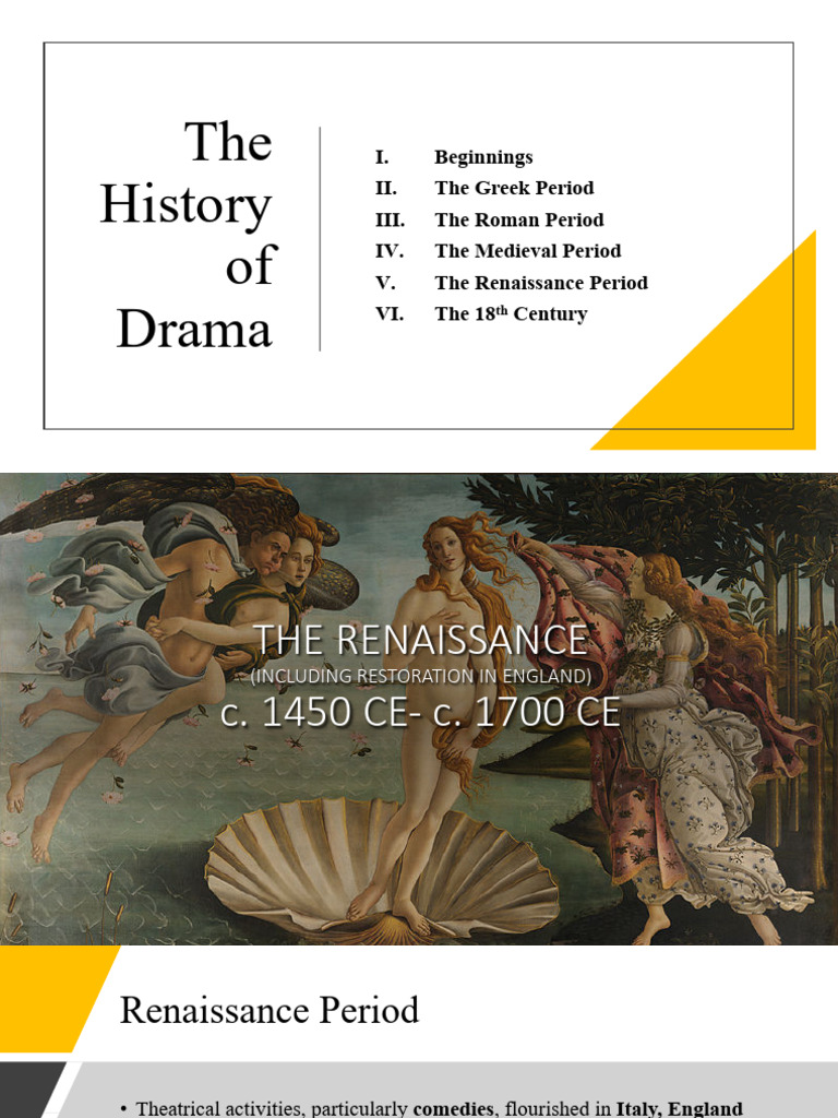 Drama's Evolution Through Ages | PDF | Tragedy | Commedia Dell'arte