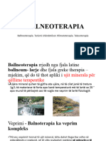 Ligjërata Vii. Ballneoterapia