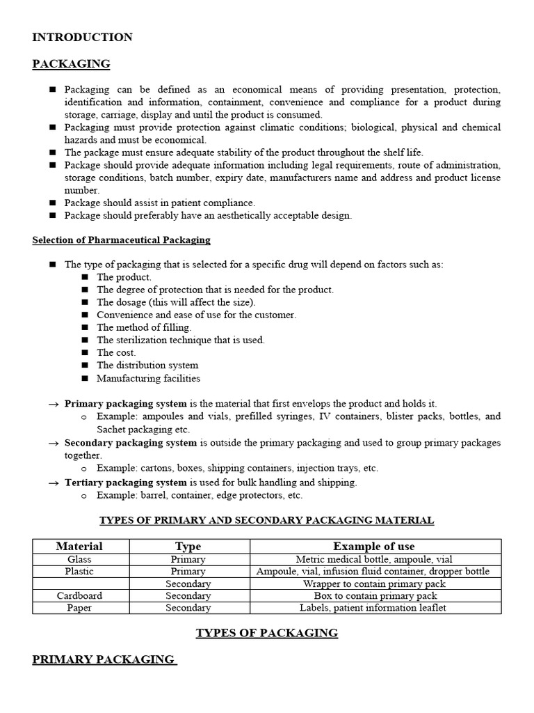 Pharmaceutical Packaging Guide | PDF | Glasses | Sodium Carbonate