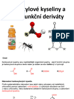 Karboxylové Kyseliny A Jejich Funkční Deriváty