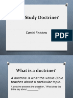 Why Study Doctrine