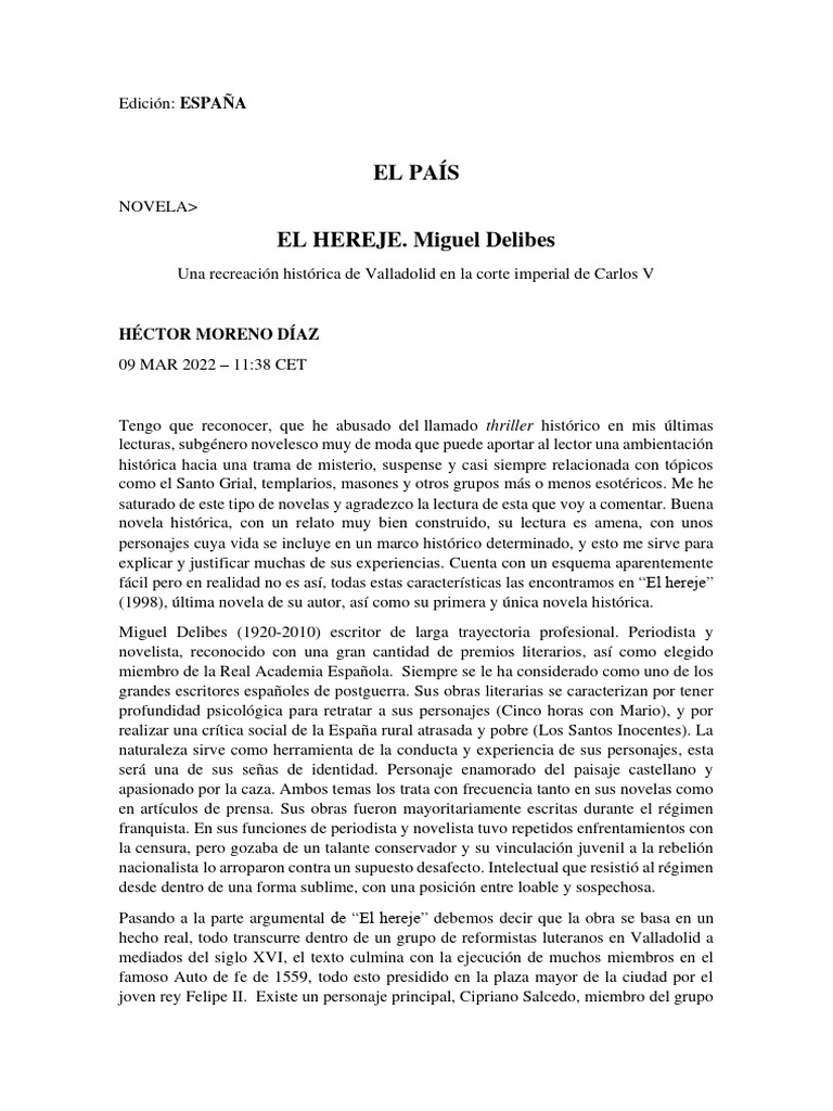 El Hereje | PDF | Luteranismo | protestantismo