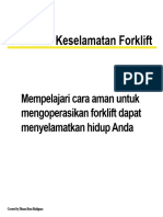 Panduan K3 Forklift