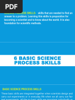 Science Process Skills