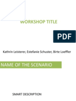Workshop Title: Kathrin Leisterer, Estefanie Schuster, Birte Loeffler