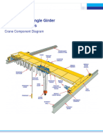 Single Girder Overhead Crane Sketch