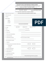 Preauthorisation Form