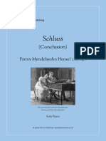 Fanny Mendelssohn Hensel - Schluss