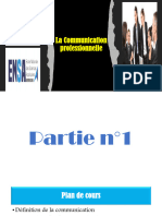 Communication Professionnelle Part1 ENSA 2024