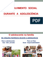 Desenvolvimento Social Durante A Adolescência