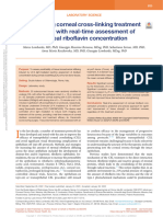 Predicting Corneal Cross Linking Treatment Efficacy