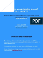 What Makes an Outstanding Lesson Jan 2012