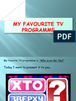 My Favourite TV Programme