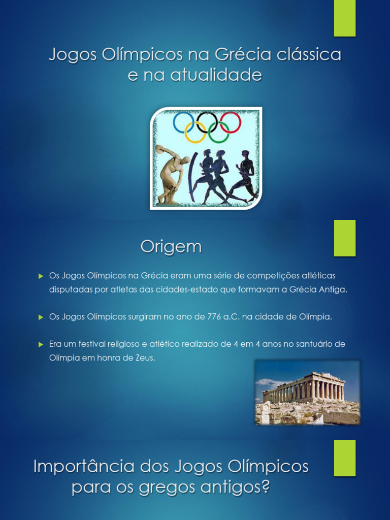Jogos Olímpicos na Grécia Antiga | PDF | Jogos Olímpicos | Grécia Antiga