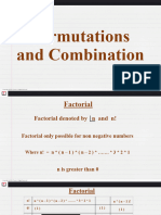 Permutations and Combination