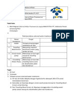 Semester 8 Praktikum 3 External Water Treatment