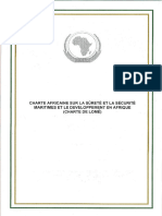 Charte Africaine Sur La Sécurité de La Navigation Maritime