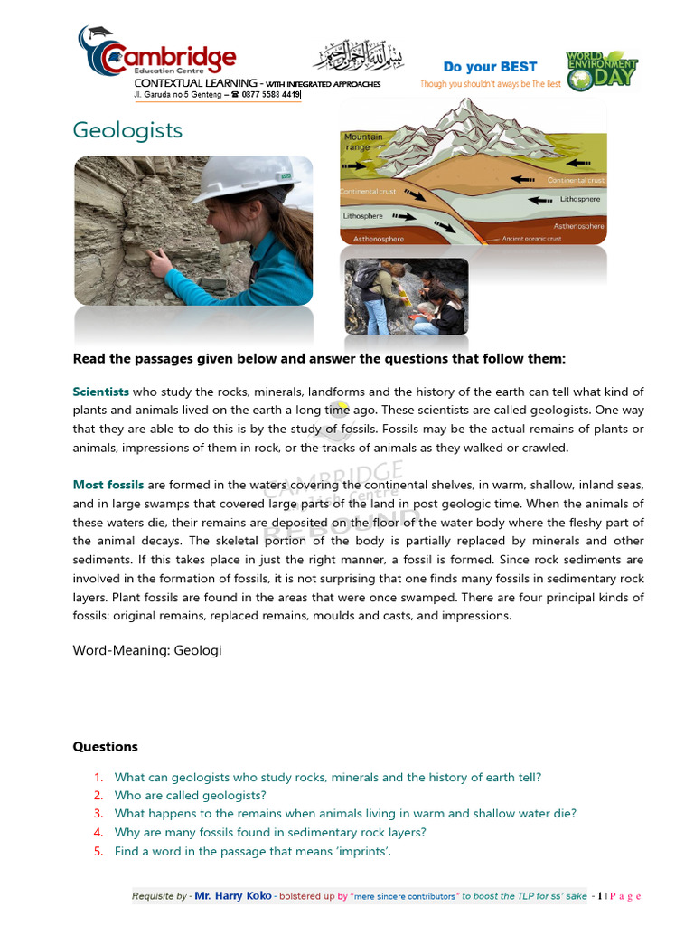 Geologists | PDF