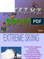 Extreme Sports Flaschards