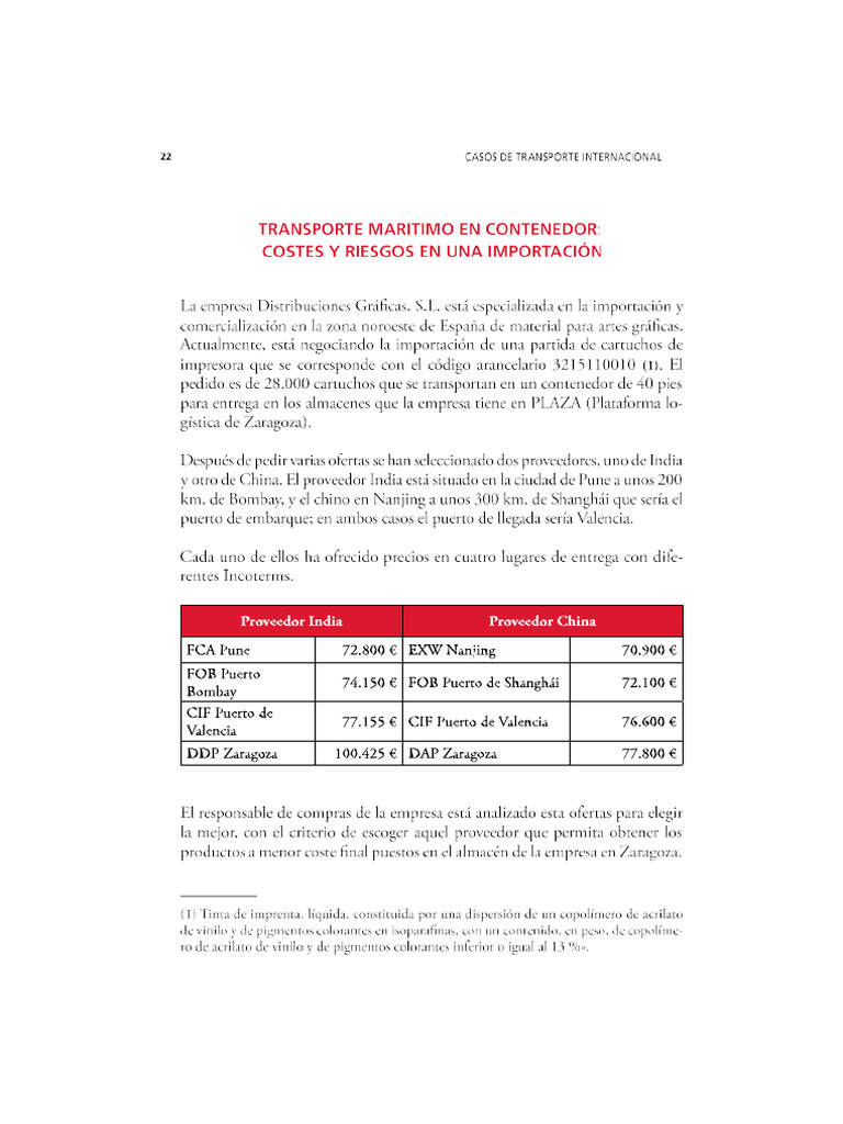 Transporte Marítimo Riesgoe Imp Exp | PDF