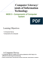 MOD 3 - Components of Computer System