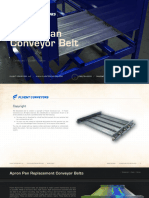 Fluent Conveyors Replacement Apron Pan Conveyor Belts
