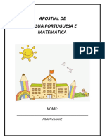 APOSTIAL DE PORTUGUES E MATEMATICA