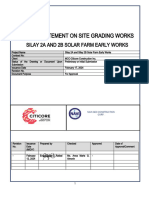 Method Statement On Site Grading Works