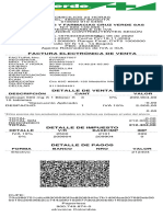 Factura Electrónica de Venta: Droguerias Y Farmacias Cruz Verde Sas