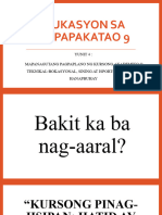 Mga Salik Sa Pagpili NG Kurso (Esp)