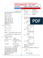 2707 Chemistry Paper With Solution Evening