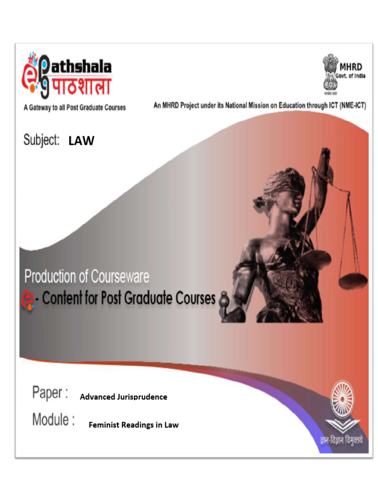 Feminist Jurisprudence in India | PDF | Feminism | Gender Studies