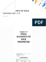 FINAL ACCOUNTS OF SOLE PROPRIETOR L 2 No Anno