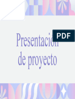 Presentación de Proyecto Minimalista Pastel Azul