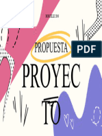 Presentación Diapositivas Propuesta Proyecto para Niños Infantil Juvenil Doodle Colorido Rosa