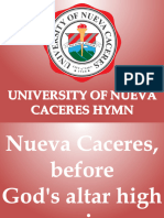 University of Nueva Caceres Hymn